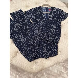 New Vince Camuto Flutter Sleeve and Belted Jumpsuit